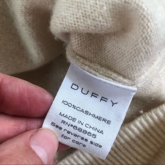 Duffy Cashmere Split Back Cropped Sweater XS - Picture 7 of 8